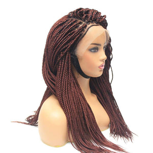 Box Braids Fully Hand Braided Lace Wig (35) - Medium - 54cm $148.75 Box Braids QualityHairByLawlar (8299897990)