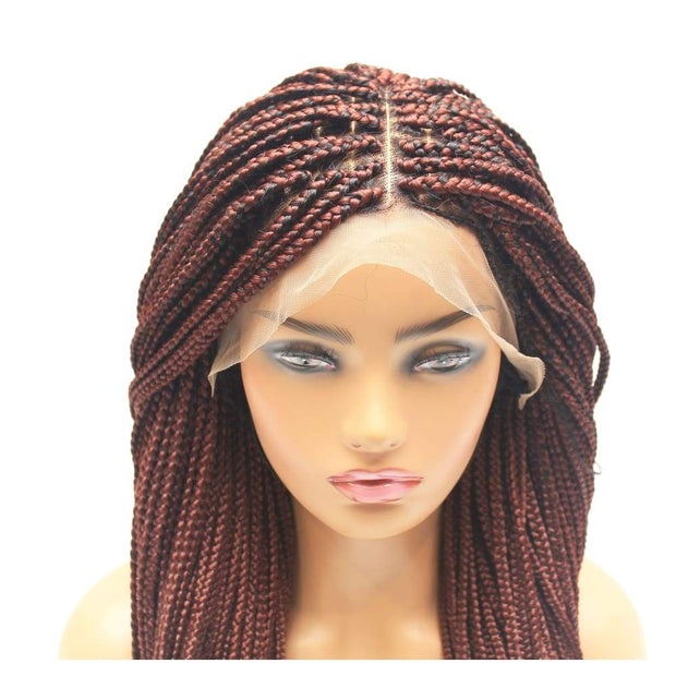 Box Braids Fully Hand Braided Lace Wig (35) - Medium - 54cm $148.75 Box Braids QualityHairByLawlar (8299897990)