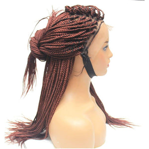 Box Braids Fully Hand Braided Lace Wig (35) - Medium - 54cm $148.75 Box Braids QualityHairByLawlar (8299897990)