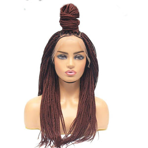 Box Braids Fully Hand Braided Lace Wig (35) - Medium - 54cm $148.75 Box Braids QualityHairByLawlar (8299897990)