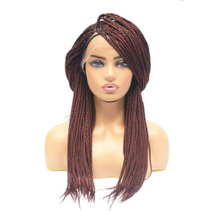 Box Braids Fully Hand Braided Lace Wig (35) - Medium - 54cm $148.75 Box Braids QualityHairByLawlar (8299897990)