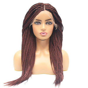 Box Braids Fully Hand Braided Lace Wig (35) - Medium - 54cm $148.75 Box Braids QualityHairByLawlar (8299897990)