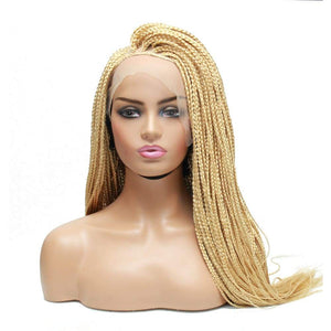 Box Braids Fully Hand Braided Lace Wig- Blonde #613 - Medium - 56cm $200 Box Braids QualityHairByLawlar (4951805231190)