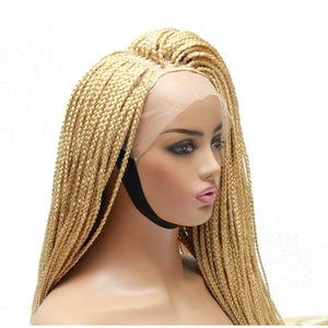 Box Braids Fully Hand Braided Lace Wig- Blonde #613 - Medium - 56cm $200 Box Braids QualityHairByLawlar (4951805231190)