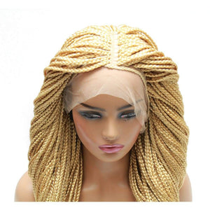 Box Braids Fully Hand Braided Lace Wig- Blonde #613 - Medium - 56cm $200 Box Braids QualityHairByLawlar (4951805231190)