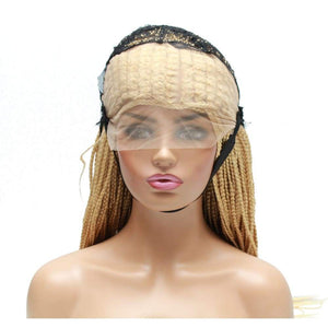 Box Braids Fully Hand Braided Lace Wig- Blonde #613 - Medium - 56cm $200 Box Braids QualityHairByLawlar (4951805231190)