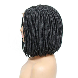 Box Braids Fully Hand Braided Lace Wig- Bob Style (#1) - Medium - 56cm $160 Box Braids QualityHairByLawlar (4943401648214)