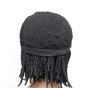 Box Braids Fully Hand Braided Lace Wig- Bob Style (#1) - Medium - 56cm $160 Box Braids QualityHairByLawlar (4943401648214)