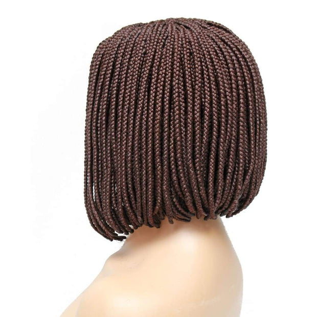 Box Braids Fully Hand Braided Lace Wig- Bob Style (#33) - Medium - 56cm $160 Box Braids QualityHairByLawlar (4943403155542)