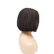Box Braids Fully Hand Braided Lace Wig- Bob Style (#99J) - Medium - 56cm $190 Box Braids QualityHairByLawlar (6795374231638)