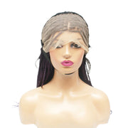 Box Braids Fully Hand Braided Lace Wig- Purple (6821821874262)