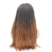 Box Braids Fully Hand Braided Ombre Lace Wig (#1/#30) - $175 Box Braids QualityHairByLawlar (11783657932)
