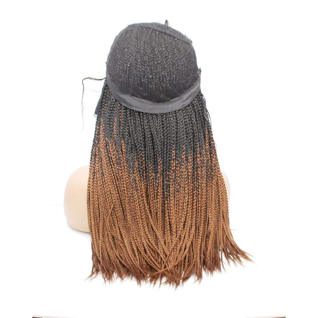 Box Braids Fully Hand Braided Ombre Lace Wig (#1/#30) - $175 Box Braids QualityHairByLawlar (11783657932)
