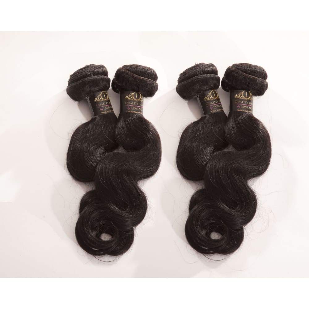 Brazilian Body Wave Virgin Human Hair Extensions (Jet Black) - 12 $55.00 Brazilian Virgin Hair Extensions QualityHairByLawlar (4845046086)