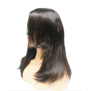 Brazilian Silky Straight Side Sweep Human Hair Lace Front Wig (10") (8123140669749)