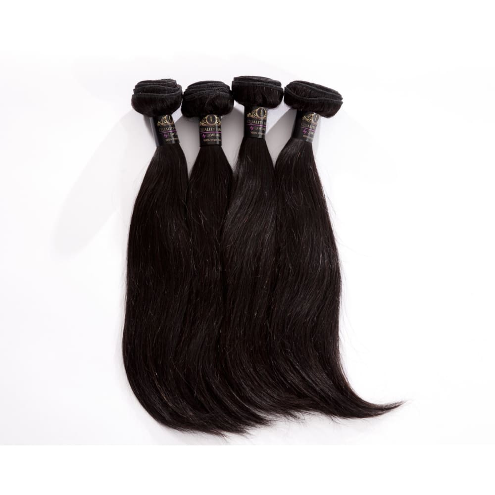 Brazilian Straight Virgin Human Hair Extensions (Jet Black) - 10 $45.00 Brazilian Virgin Hair Extensions QualityHairByLawlar (4895462342)