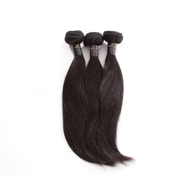 Brazilian Straight Virgin Human Hair Extensions (Natural Black) - 10 $45.00 Brazilian Virgin Hair Extensions QualityHairByLawlar (7621878726)