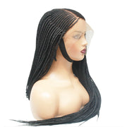 Cornrow Side Part Lace Frontal Braided Wig (6821823348822)