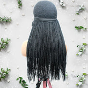 Kim K Lace Closure Mid Part Corn Row Braided Wig - Medium - 56cm $190 Ghana Weave QualityHairByLawlar (6693568282710)