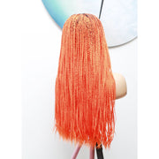 Knotless Braids Lace Frontal Box Braided Wig in Spring Orange - Medium- 56cm $290 Knotless Braids QualityHairByLawlar (6537871523926)