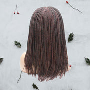 Lace Frontal Box Braids Style Braided Wig- Feathers - Medium - 56cm $200 Box Braids QualityHairByLawlar (5012767506518)