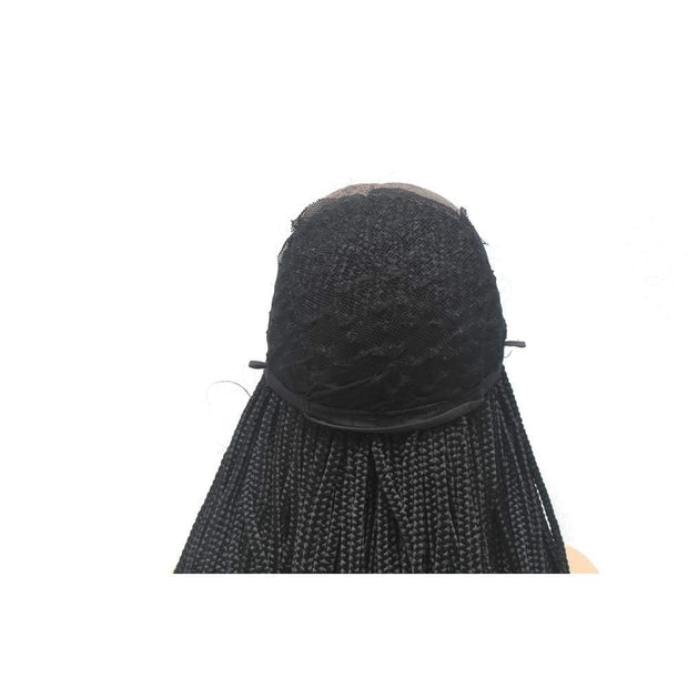 Lace Frontal Cornrow Braided Wig With Beads - $148.75 Ghana Weave QualityHairByLawlar (4429809418326)
