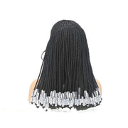 Lace Frontal Cornrow Braided Wig With Beads - $148.75 Ghana Weave QualityHairByLawlar (4429809418326)