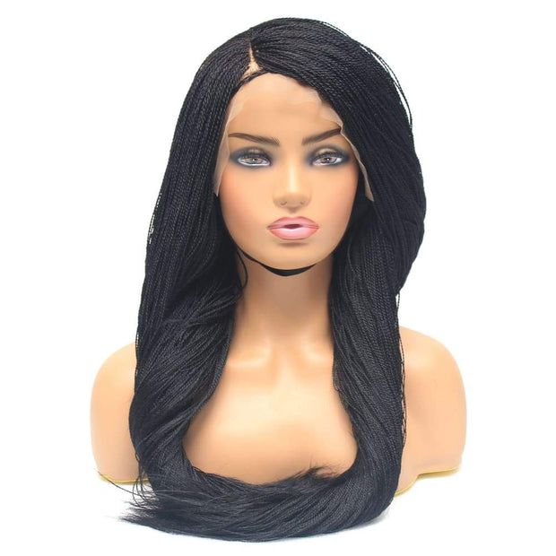 Micro Twist Fully Hand Braided Lace Wig (1) - $220 Micro Twists QualityHairByLawlar (4441690603606)