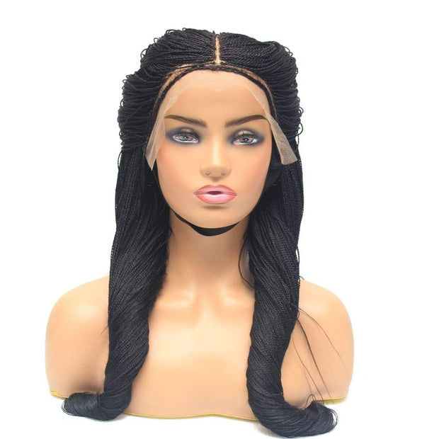 Micro Twist Fully Hand Braided Lace Wig (1) - $220 Micro Twists QualityHairByLawlar (4441690603606)