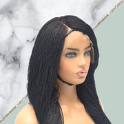 Micro Twist Fully Hand Braided Lace Wig (1) - Medium- 56cm $220 Micro Twists QualityHairByLawlar (4441690603606)