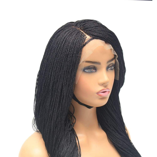 Micro Twist Fully Hand Braided Lace Wig (1) - $220 Micro Twists QualityHairByLawlar (4441690603606)