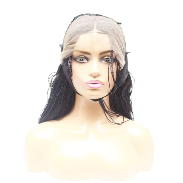 Micro Twist Fully Hand Braided Lace Wig (1/Purple) (8294576518)