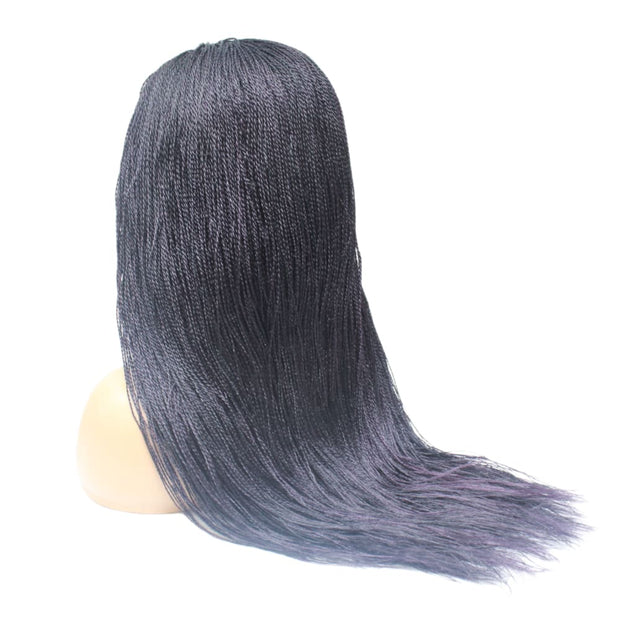 Micro Twist Fully Hand Braided Lace Wig (1/Purple) (8294576518)