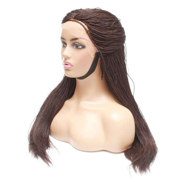 Micro Twist Fully Hand Braided Lace Wig (33) - Medium - 56cm $205 Micro Twists QualityHairByLawlar (56654659596)