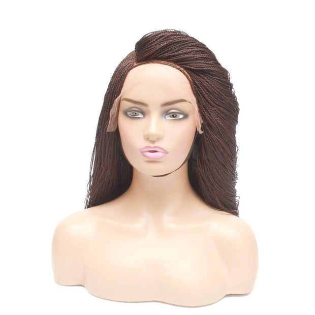 Micro Twist Fully Hand Braided Lace Wig (33) - Medium - 56cm $205 Micro Twists QualityHairByLawlar (56654659596)