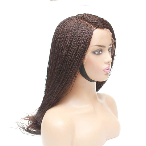 Micro Twist Fully Hand Braided Lace Wig (33) - Medium - 56cm $205 Micro Twists QualityHairByLawlar (56654659596)