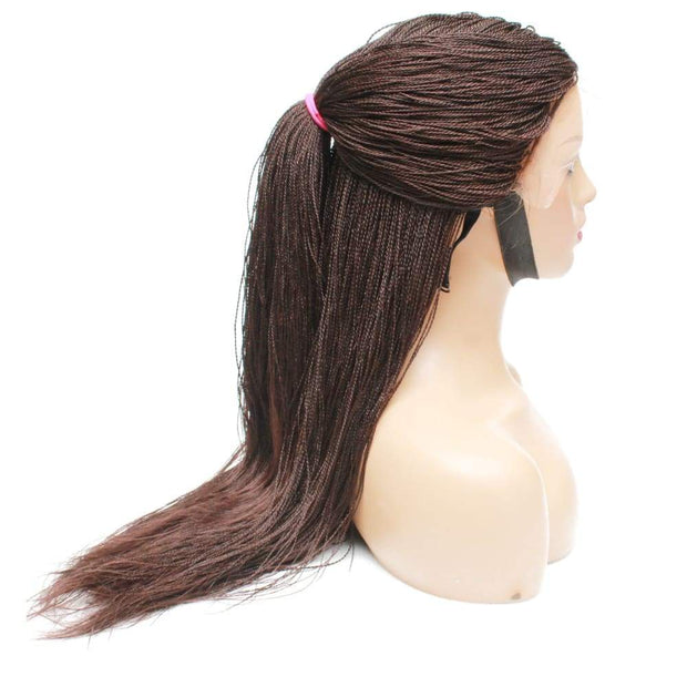 Micro Twist Fully Hand Braided Lace Wig (33) - Medium - 56cm $205 Micro Twists QualityHairByLawlar (56654659596)