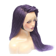 Micro Twist Fully Hand Braided Lace Wig (Purple) (4826692091990)