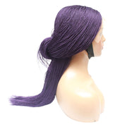 Micro Twist Fully Hand Braided Lace Wig (Purple) (4826692091990)