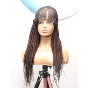 Mid Part Lace Closure Braided Wig- 33 - Medium - 56cm $175 Ghana Weave QualityHairByLawlar (4631423352918)
