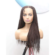 Mid Part Lace Closure Braided Wig- 33 - Medium - 56cm $175 Ghana Weave QualityHairByLawlar (4631423352918)