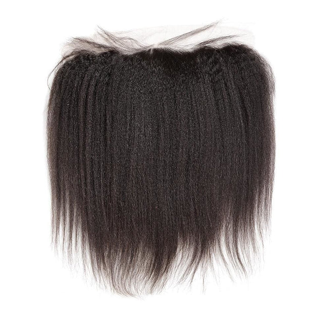 Mongolian Kinky Straight Human Hair Lace Frontal (8763180364)
