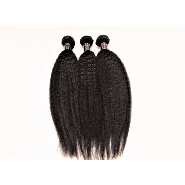 Mongolian Kinky Straight Virgin Human Hair Extensions - 16 $70.00 Mongolian Virgin Hair Extensions QualityHairByLawlar (5837417798)