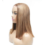 Pre-Made Balayage Blunt Cut Human Hair Lace Wig - Medium - 56cm $290 Lace Front Wig QualityHairByLawlar (6741474771030)