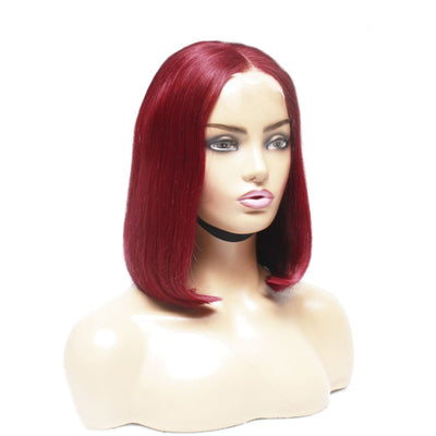 Pre-Made Burgundy Silky Straight Human Hair Lace Wig - Medium - 56cm $210 Lace Front Wig QualityHairByLawlar (6542379024470)