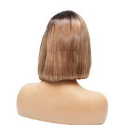 Pre-Made Dirty Blonde Human Hair Lace Wig (8058620182837)