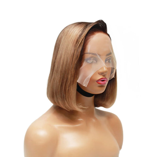 Pre-Made Dirty Blonde Human Hair Lace Wig (8058620182837)