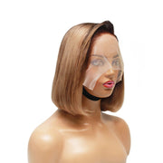 Pre-Made Dirty Blonde Human Hair Lace Wig (8058620182837)