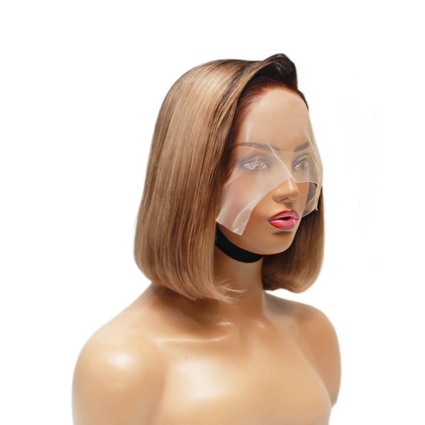 Pre-Made Dirty Blonde Human Hair Lace Wig (8058620182837)