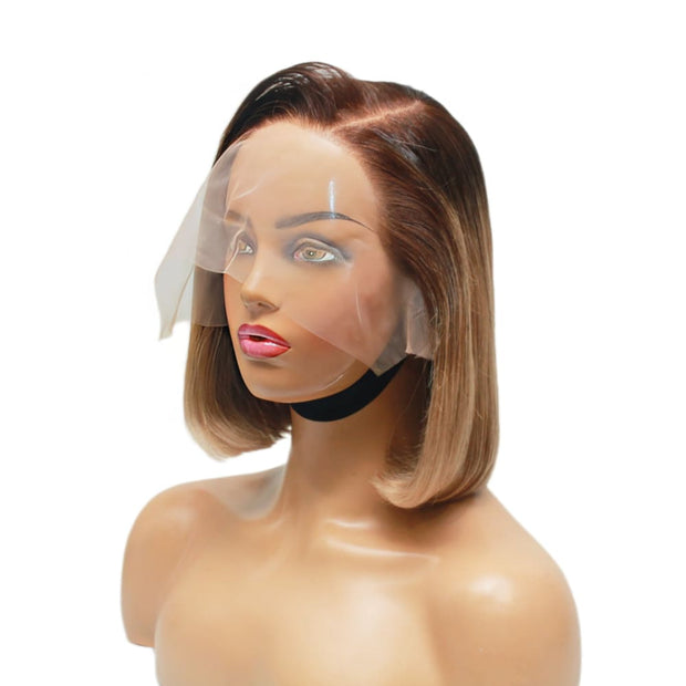 Pre-Made Dirty Blonde Human Hair Lace Wig (8058620182837)